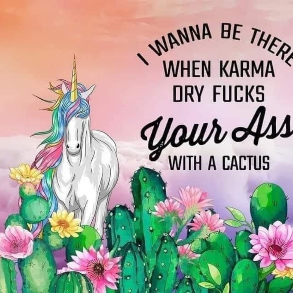 Unicorn & Cactus Colorful Drinkware Mug - Funny Quote